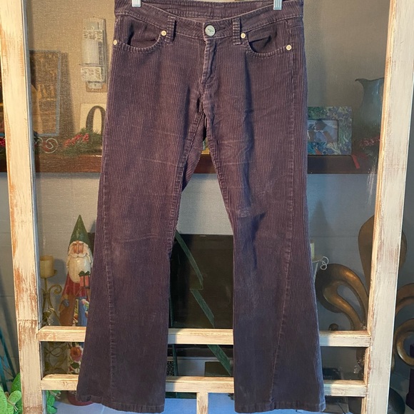 BCBG Blue Corduroy Pants - Picture 1 of 9